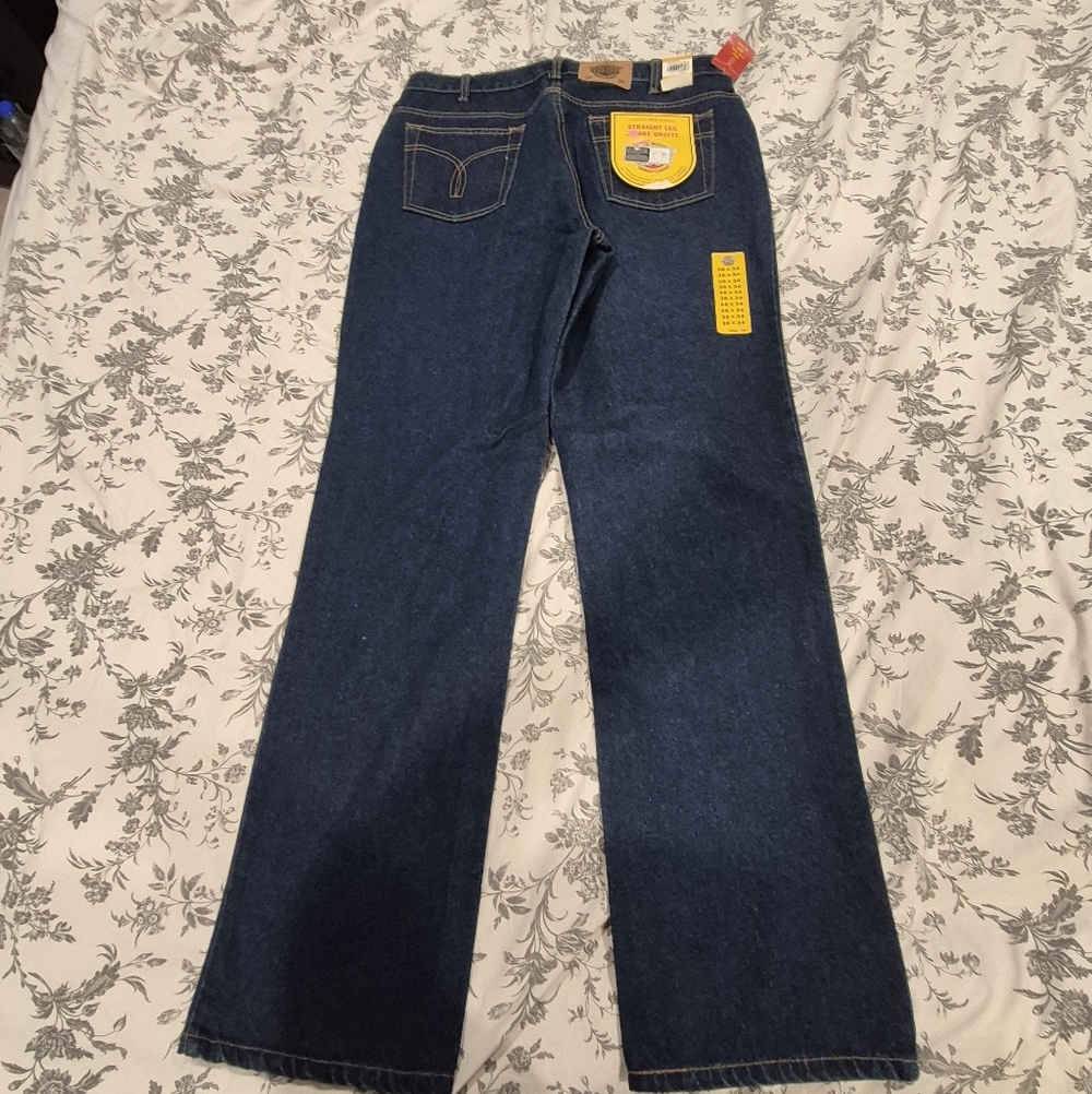 Men's Straight Jeans - Dark Wash
